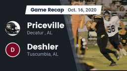 Recap: Priceville  vs. Deshler  2020