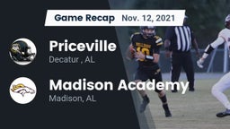 Recap: Priceville  vs. Madison Academy  2021
