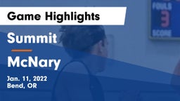 Summit  vs McNary  Game Highlights - Jan. 11, 2022