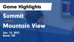 Summit  vs Mountain View  Game Highlights - Jan. 13, 2022