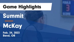 Summit  vs McKay  Game Highlights - Feb. 24, 2022