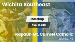 Matchup: Wichita Southeast vs. Kapaun Mt. Carmel Catholic  2017
