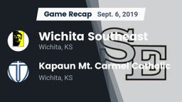 Recap: Wichita Southeast  vs. Kapaun Mt. Carmel Catholic  2019