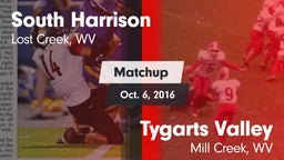 Matchup: South Harrison High  vs. Tygarts Valley  2016