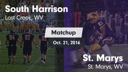 Matchup: South Harrison High  vs. St. Marys  2016