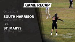 Recap: South Harrison  vs. St. Marys  2016