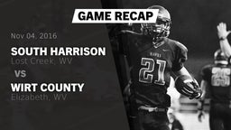 Recap: South Harrison  vs. Wirt County  2016