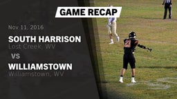 Recap: South Harrison  vs. Williamstown  2016