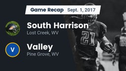 Recap: South Harrison  vs. Valley  2017