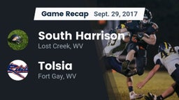Recap: South Harrison  vs. Tolsia  2017