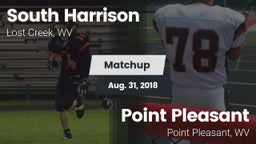 Matchup: South Harrison High  vs. Point Pleasant  2018