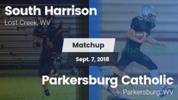 Matchup: South Harrison High  vs. Parkersburg Catholic  2018