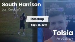 Matchup: South Harrison High  vs. Tolsia  2018