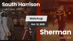 Matchup: South Harrison High  vs. Sherman  2018