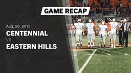 Recap: Centennial  vs. Eastern Hills  2015