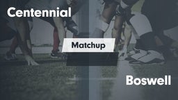Matchup: Centennial High vs. Boswell  2016
