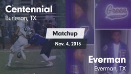 Matchup: Centennial High vs. Everman  2016