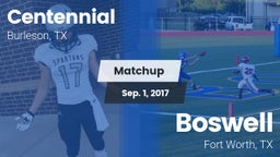 Matchup: Centennial High vs. Boswell   2017