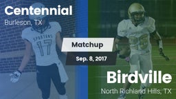Matchup: Centennial High vs. Birdville  2017