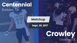 Matchup: Centennial High vs. Crowley  2017