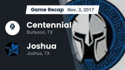 Recap: Centennial  vs. Joshua  2017