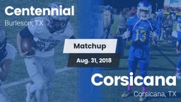 Matchup: Centennial High vs. Corsicana  2018