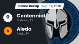 Recap: Centennial  vs. Aledo  2018