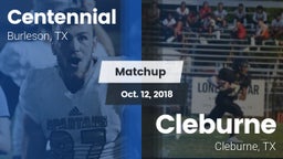 Matchup: Centennial High vs. Cleburne  2018