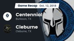 Recap: Centennial  vs. Cleburne  2018