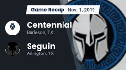 Recap: Centennial  vs. Seguin  2019