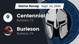 Recap: Centennial  vs. Burleson  2020