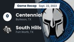 Recap: Centennial  vs. South Hills  2022