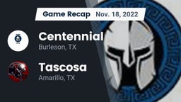 Recap: Centennial  vs. Tascosa  2022