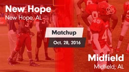 Matchup: New Hope  vs. Midfield  2016