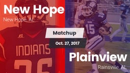 Matchup: New Hope  vs. Plainview  2017