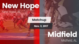 Matchup: New Hope  vs. Midfield  2017