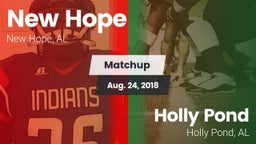 Matchup: New Hope  vs. Holly Pond  2018