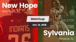 Matchup: New Hope  vs. Sylvania  2018