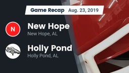 Recap: New Hope  vs. Holly Pond  2019