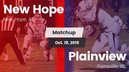 Matchup: New Hope  vs. Plainview  2019