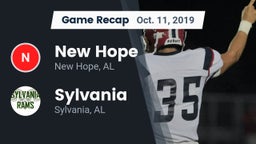 Recap: New Hope  vs. Sylvania  2019