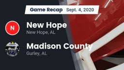 Recap: New Hope  vs. Madison County  2020