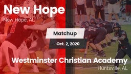 Matchup: New Hope  vs. Westminster Christian Academy 2020