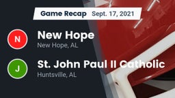 Recap: New Hope  vs. St. John Paul II Catholic  2021