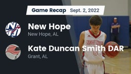 Recap: New Hope  vs. Kate Duncan Smith DAR  2022