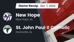 Recap: New Hope  vs. St. John Paul II Catholic  2022