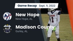 Recap: New Hope  vs. Madison County  2022