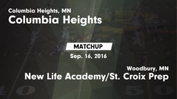 Matchup: Columbia Heights vs. New Life Academy/St. Croix Prep  2016