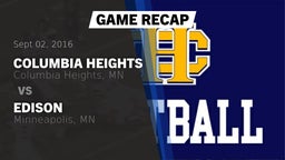 Recap: Columbia Heights  vs. Edison  2016