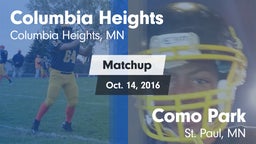 Matchup: Columbia Heights vs. Como Park  2016